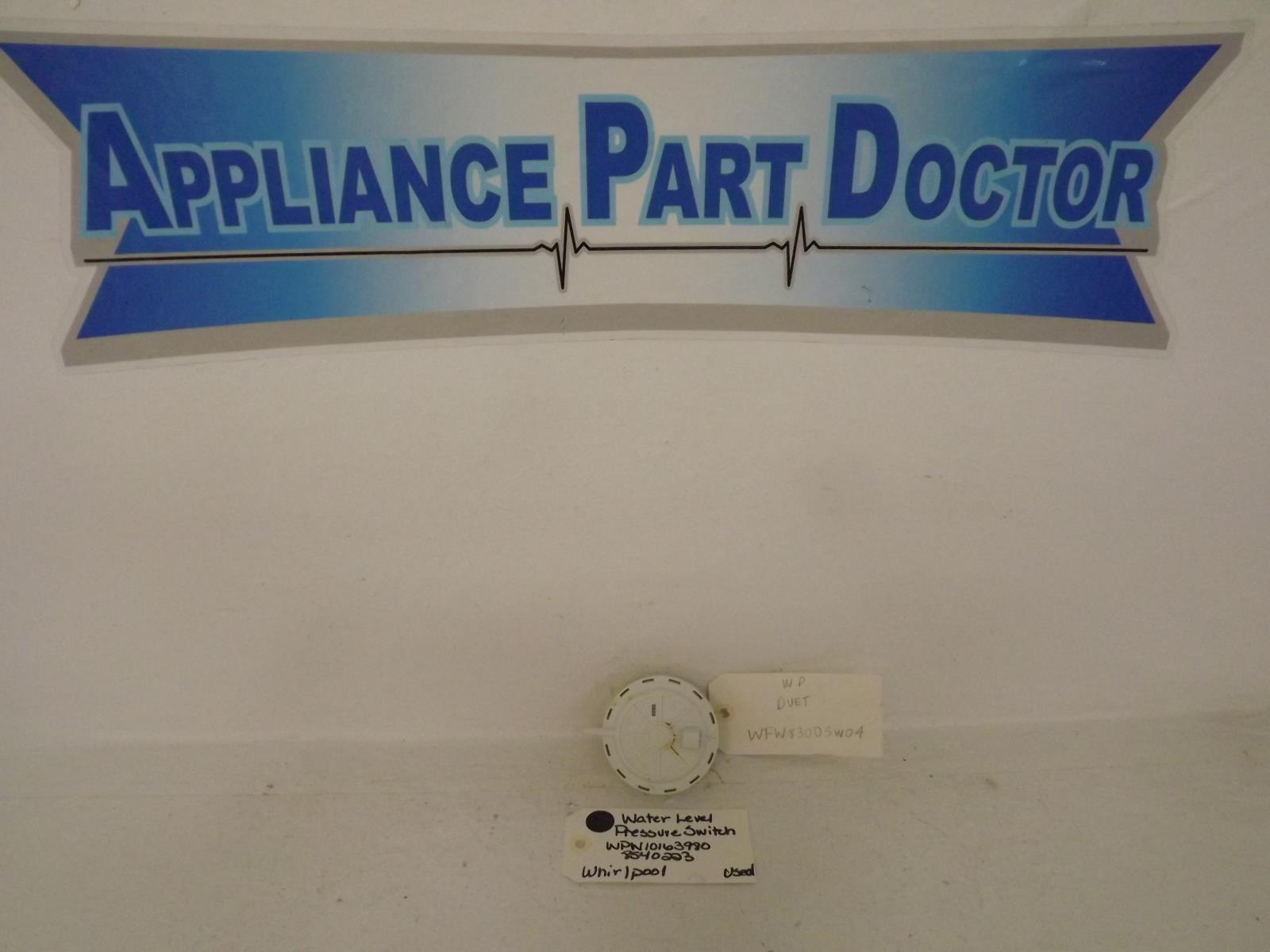 Whirlpool Washer WPW10163980 8540223 Water Level Pressure Switch Used Whirlpool Washer WPW10163980 8540223 Water Level Pressure Switch Used